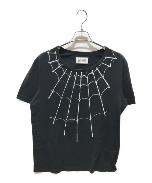 Maison Margiela 10（メゾンマルジェラ 10）Maison Margiela 10 (メゾンマルジェラ 10) SPIDER WEB TEE　ここのえ期 ブラック サイズ:記載無しの為実寸参照の古着・服飾アイテム