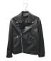 LAST NEST（ラストネスト）の古着「Leather Rose Riders Jacket」｜ブラック