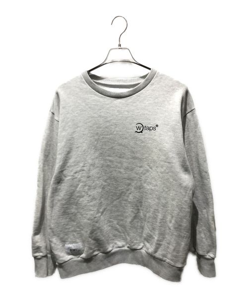 WTAPS（ダブルタップス）WTAPS (ダブルタップス) AXE. DESIGN CREW NECK 192ATDT-CSM14 19AW グレー サイズ:2の古着・服飾アイテム