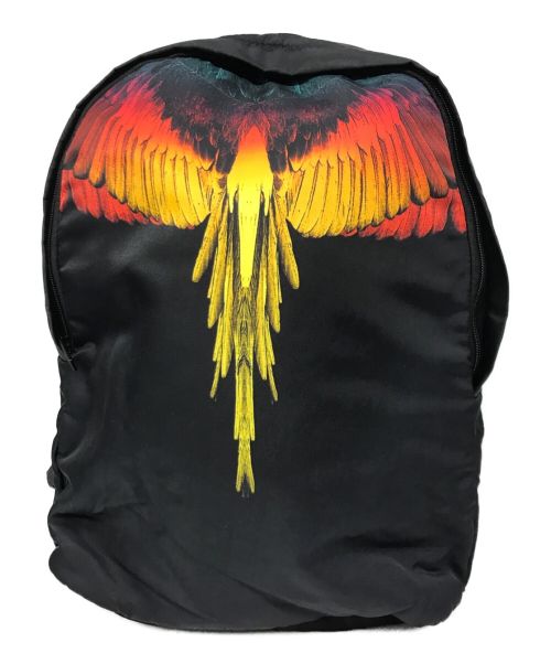 MARCELO BURLON（マルセロバーロン）MARCELO BURLON (マルセロバーロン) バックパック　CMNB022S22FAB001 ブラックの古着・服飾アイテム