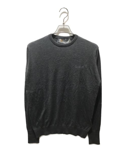 JOHN SMEDLEY（ジョンスメドレー）JOHN SMEDLEY (ジョンスメドレー) FRAGMENT (フラッグメント) クルーネックニット グレー サイズ:S 未使用品の古着・服飾アイテム