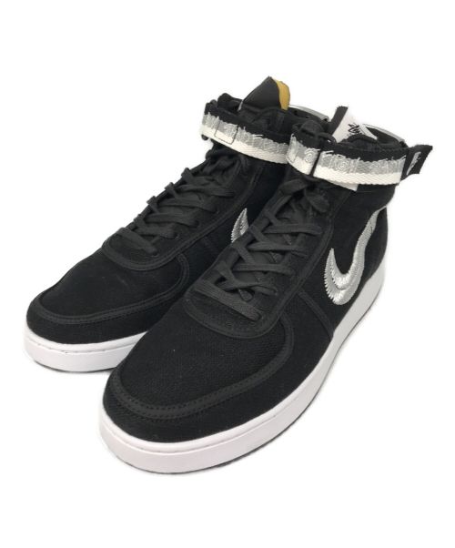 NIKE（ナイキ）NIKE (ナイキ) stussy (ステューシー) バンダル ハイ　DX5425-001 ブラック サイズ:29.5の古着・服飾アイテム