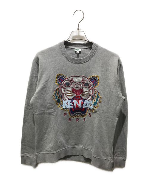 KENZO（ケンゾー）KENZO (ケンゾー) Classic Tiger Sweatshirt　F865SW0014XA グレー サイズ:XLの古着・服飾アイテム