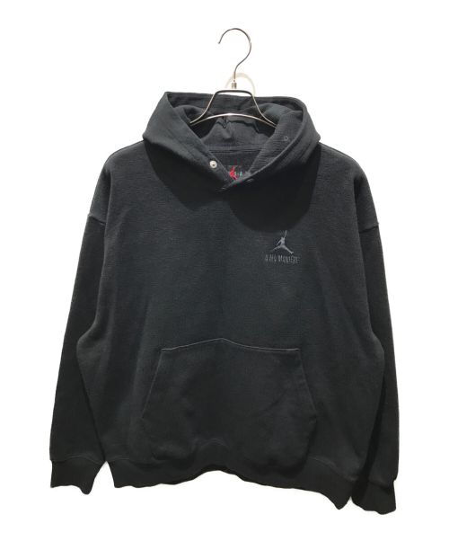 JORDAN（ジョーダン）JORDAN (ジョーダン) A Ma Maniere (ア・マ・マニエール) Jacquard Hoodie　DV7455 010 ブラック サイズ:Lの古着・服飾アイテム