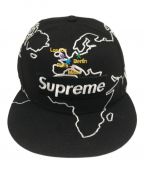 SUPREME×New Eraシュプリーム×ニューエラ）の古着「Worldwide Box Logo New Era cap」｜ブラック