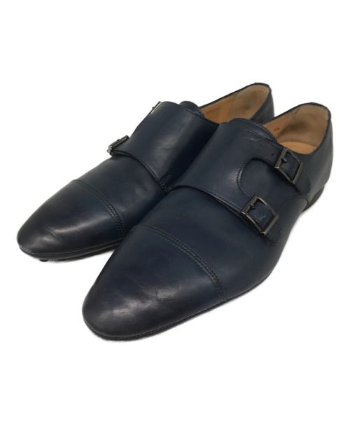 Santoni（サントーニ）Santoni (サントーニ) レザーシューズ　14082 ネイビー サイズ:8 1/2の古着・服飾アイテム