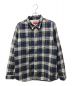 SUPREME（シュプリーム）の古着「Flannel Sherpa Shirt 15AW」｜ネイビー×ベージュ