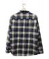 SUPREME (シュプリーム) Flannel Sherpa Shirt 15AW ネイビー×ベージュ サイズ:XL：11800円