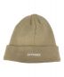 SUPREME (シュプリーム) Champion (チャンピオン) 3D Metallic Beanie ベージュ：5800円