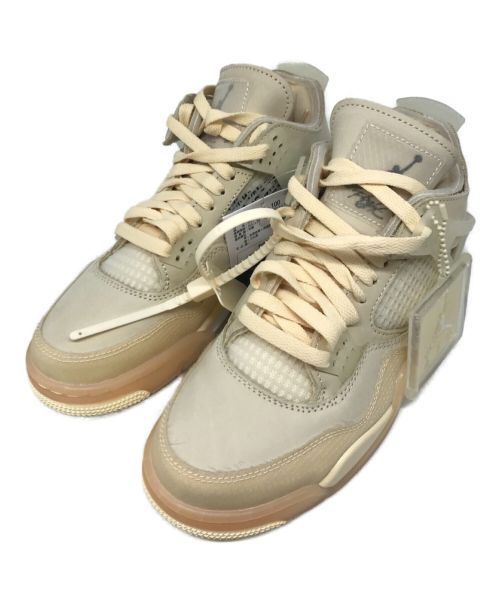 NIKE（ナイキ）NIKE (ナイキ) OFFWHITE (オフホワイト) エアジョーダン４レトロ　CV9388-100 アイボリー サイズ:24.5cm 未使用品の古着・服飾アイテム