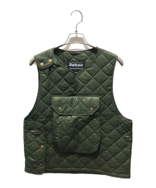 Barbour（バブアー）Barbour (バブアー) Engineered Garments (エンジニアド ガーメンツ) POP QUILTED VEST カーキ サイズ:Mの古着・服飾アイテム