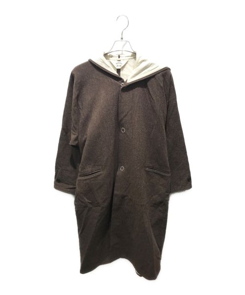 SUNSEA（サンシー）SUNSEA (サンシー) W FACE WOOL JEDI COAT　17A33 ブラウン サイズ:2の古着・服飾アイテム