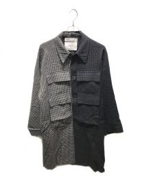 DAIRIKU（ダイリク）の古着「Bicolor Mackinaw Coat　18AWOT01　18AW 」｜マルチカラー