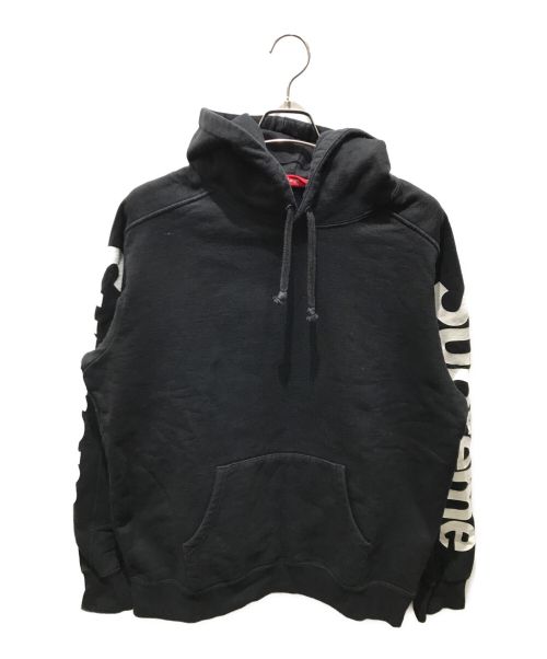 SUPREME（シュプリーム）Supreme (シュプリーム) Sideline Hooded Sweatshirt　18SS ブラック サイズ:Lの古着・服飾アイテム