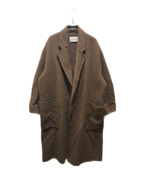 TODAYFUL（トゥデイフル）TODAYFUL (トゥデイフル) Over Check Coat　12020014 ブラウン サイズ:38の古着・服飾アイテム