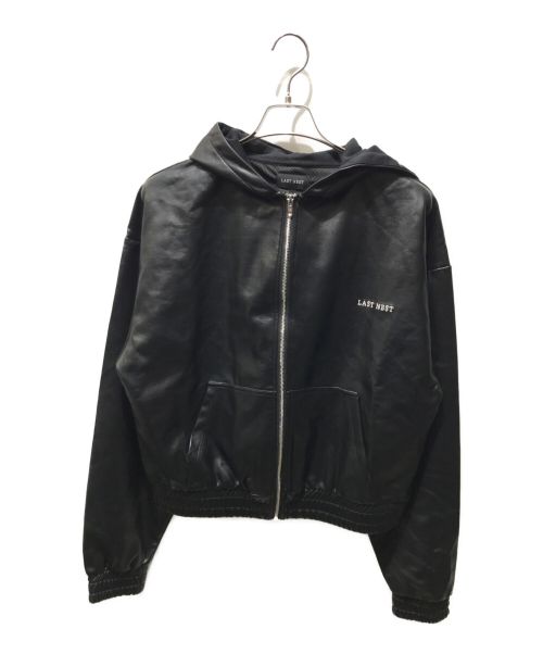 LAST NEST（ラストネスト）LAST NEST (ラストネスト) LEATHER ZIP HOODIE ブラック サイズ:M 未使用品の古着・服飾アイテム