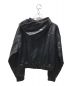 LAST NEST (ラストネスト) LEATHER ZIP HOODIE ブラック サイズ:M 未使用品：19800円