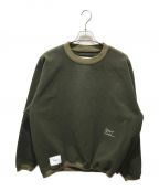 WTAPSダブルタップス）の古着「SMOCK / CREW NECK / POLY　202TQDT-CSM01」｜カーキ