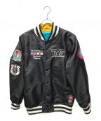 KMAケーエムエー）の古着「TMG VARSITY JACKET KMAW-163」｜ブラック×スカイブルー