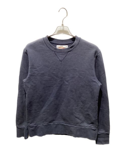 verlan（ヴェルラン）verlan (ヴェルラン) SWEATSHIRT WITH BACK EMBROIDERY ネイビー サイズ:Lの古着・服飾アイテム