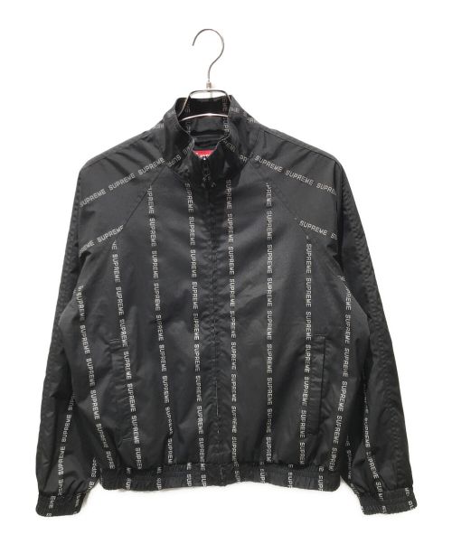 SUPREME（シュプリーム）SUPREME (シュプリーム) Reflective Text Track Jacket ブラック サイズ:Sの古着・服飾アイテム