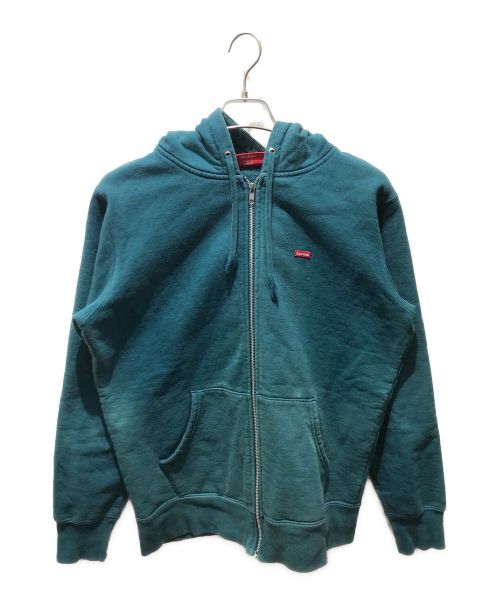 SUPREME（シュプリーム）SUPREME (シュプリーム) Small Box Logo Zip Up Hoodie グリーン サイズ:Mの古着・服飾アイテム