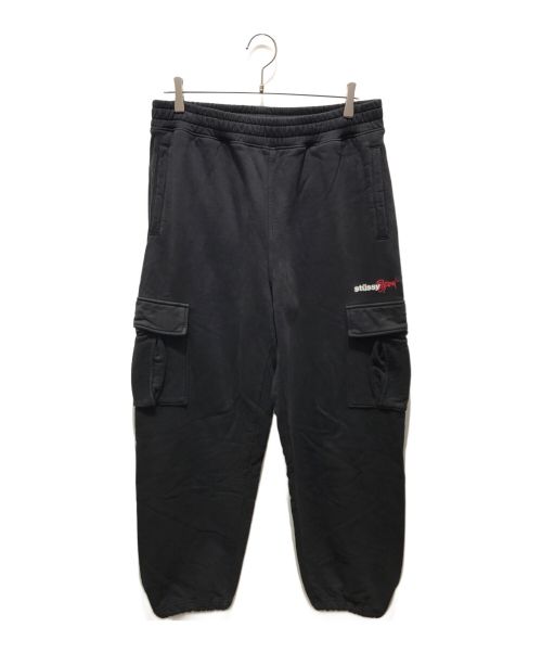 stussy（ステューシー）stussy (ステューシー) SPORT CARGO FLEECE PANT　22SS ブラック サイズ:Mの古着・服飾アイテム