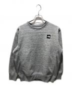 THE NORTH FACEザ ノース フェイス）の古着「Square Logo Crew Sweat　NT62041」｜グレー