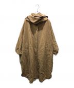 CLANEクラネ）の古着「SHAWL HOOD BALLOON COAT　15101-0101」｜ベージュ