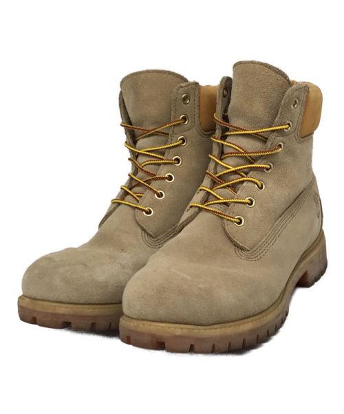 Timberland（ティンバーランド）Timberland (ティンバーランド) BEAUTY&YOUTH (ビューティーアンドユース) スウェードブーツ　A15GL ベージュ サイズ:26cmの古着・服飾アイテム