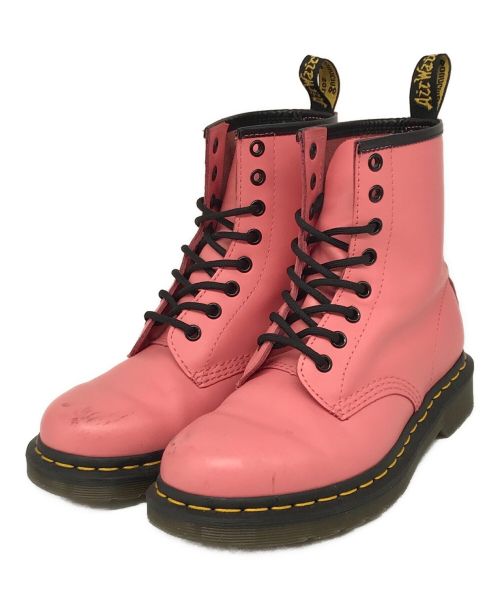 Dr.Martens（ドクターマーチン）Dr.Martens (ドクターマーチン) 8ホールブーツ 25714 ピンク サイズ:UK4の古着・服飾アイテム