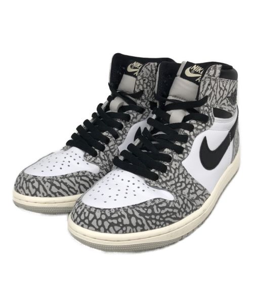 NIKE（ナイキ）NIKE (ナイキ) エアジョーダン1レトロハイ DZ5485-052 AIR JORDAN1 グレー サイズ:26cmの古着・服飾アイテム