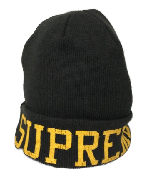 SUPREME（シュプリーム）SUPREME (シュプリーム) New Era (ニューエラ) Varsity Beanie ブラックの古着・服飾アイテム