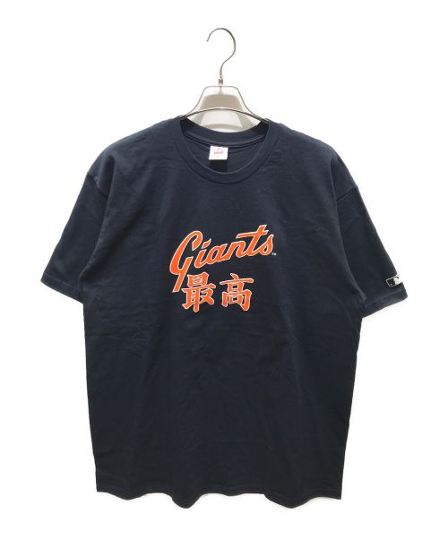 SUPREME（シュプリーム）SUPREME (シュプリーム) GENUINE MERCHANDISE (ジェニュイン マーチャンダイズ) MLB kanji teams Tee　 アメリカ製 22AW ネイビー サイズ:XL 未使用品の古着・服飾アイテム