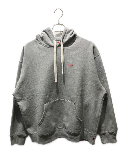 SUPREME（シュプリーム）SUPREME (シュプリーム) Small Box Drawcord Hooded Sweatshirt 23AW グレー サイズ:Lの古着・服飾アイテム