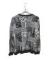 GR-Uniforma (ジーアール ユニフォーマ) Knit Patchwork Sweater　GR01-N002 ブラック サイズ:L：9000円