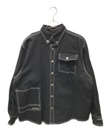 OVER LOAD（オーバーロード）の古着「overfit denim jacket」｜ブラック