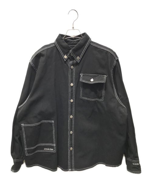 OVER LOAD（オーバーロード）OVER LOAD (オーバーロード) overfit denim jacket ブラック サイズ:記載無しの為実寸参照の古着・服飾アイテム