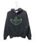 adidas（アディダス）の古着「Youth of Paris HOODIE　IU3310　ダメージ・リペア加工」｜ブラック