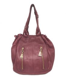 SEE BY CHLOE（シーバイクロエ）の古着「PURPLE LEATHER TOTE 03-10-97」｜パープル