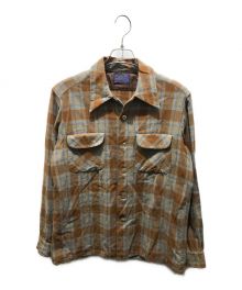 PENDLETON（ペンドルトン）の古着「ボードシャツ　 70s」｜ブラウン