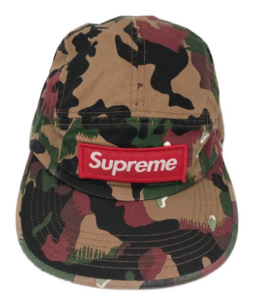 SUPREME（シュプリーム）SUPREME (シュプリーム) Military camp cap　17SS ブラウン×カーキの古着・服飾アイテム