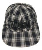 SUPREMEシュプリーム）の古着「world famous plaid 6-panel cap」｜ブラック