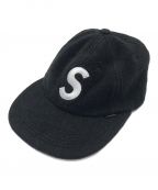 SUPREMEシュプリーム）の古着「ポーラテック Sロゴ フリースキャップ」｜ブラック