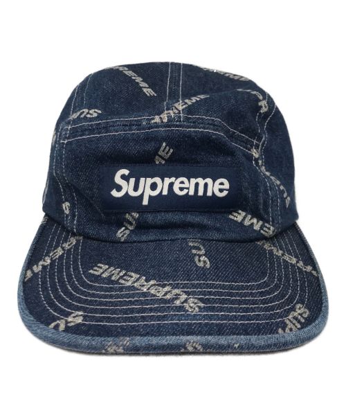 SUPREME（シュプリーム）SUPREME (シュプリーム) DENIM LOGO CAMP CAP インディゴの古着・服飾アイテム