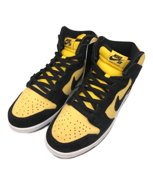 NIKE SB（ナイキエスビー）NIKE SB (ナイキエスビー) DUNK HIGH SB DB1640-001 イエロー×ブラック サイズ:28cm 未使用品の古着・服飾アイテム