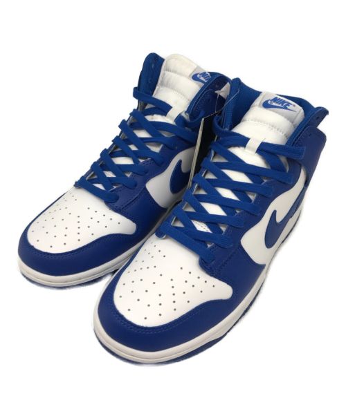 NIKE（ナイキ）NIKE (ナイキ) DUNK HIGH DD1399-102 ブルー×ホワイト サイズ:28cm 未使用品の古着・服飾アイテム