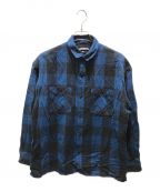 NEIGHBORHOODネイバーフッド）の古着「BUFFALO CHECK SHIRT」｜ブルー