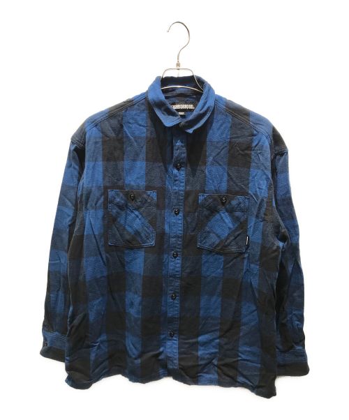 NEIGHBORHOOD（ネイバーフッド）NEIGHBORHOOD (ネイバーフッド) BUFFALO CHECK SHIRT ブルー サイズ:Mの古着・服飾アイテム