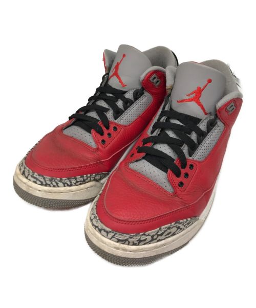 NIKE（ナイキ）NIKE (ナイキ) AIR JORDAN 3 CK5692-600 レッド サイズ:27.5cmの古着・服飾アイテム